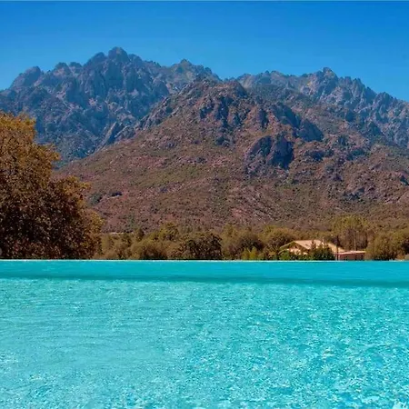 Maison En Pierre Corse Avec Vue Proche Des Gorges De L'asco Entre Montagne Et Piscine * Moltifao