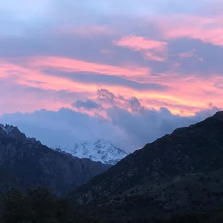 别墅 Maison En Pierre Corse Avec Vue Proche Des Gorges De L'asco Entre Montagne Et Piscine *
