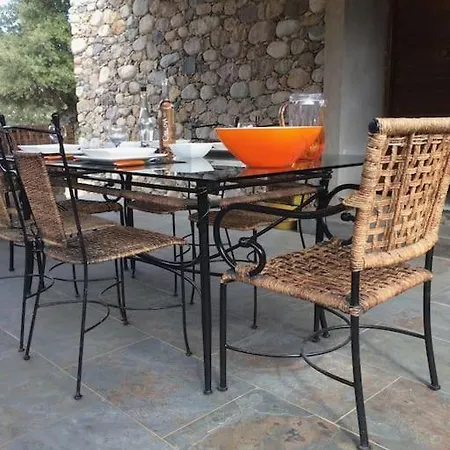 Maison En Pierre Corse Avec Vue Proche Des Gorges De L'asco Entre Montagne Et Piscine Villa
