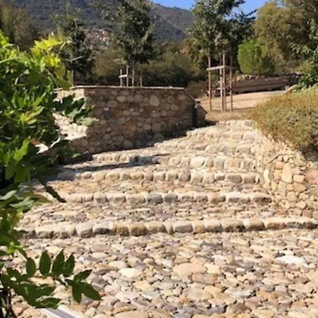 Maison En Pierre Corse Avec Vue Proche Des Gorges De L'asco Entre Montagne Et Piscine Villa