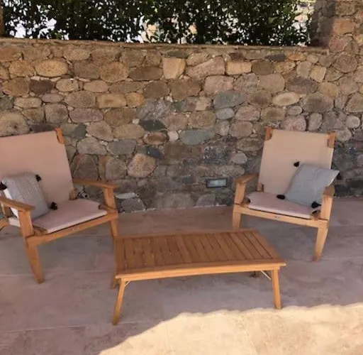 Maison En Pierre Corse Avec Vue Proche Des Gorges De L'asco Entre Montagne Et Piscine