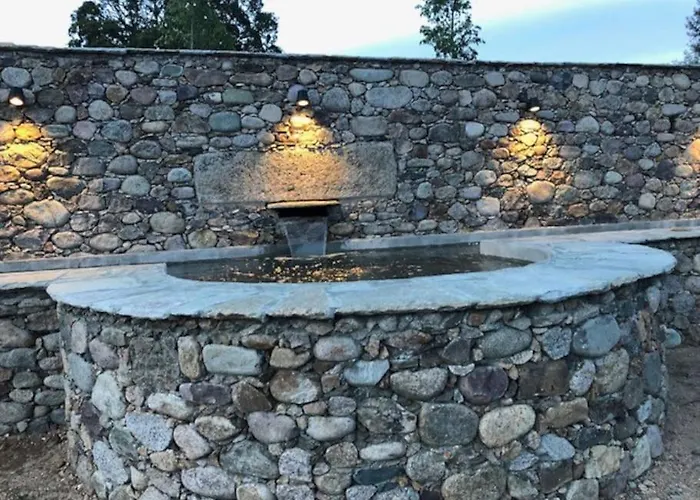 Maison En Pierre Corse Avec Vue Proche Des Gorges De L'asco Entre Montagne Et Piscine Vila